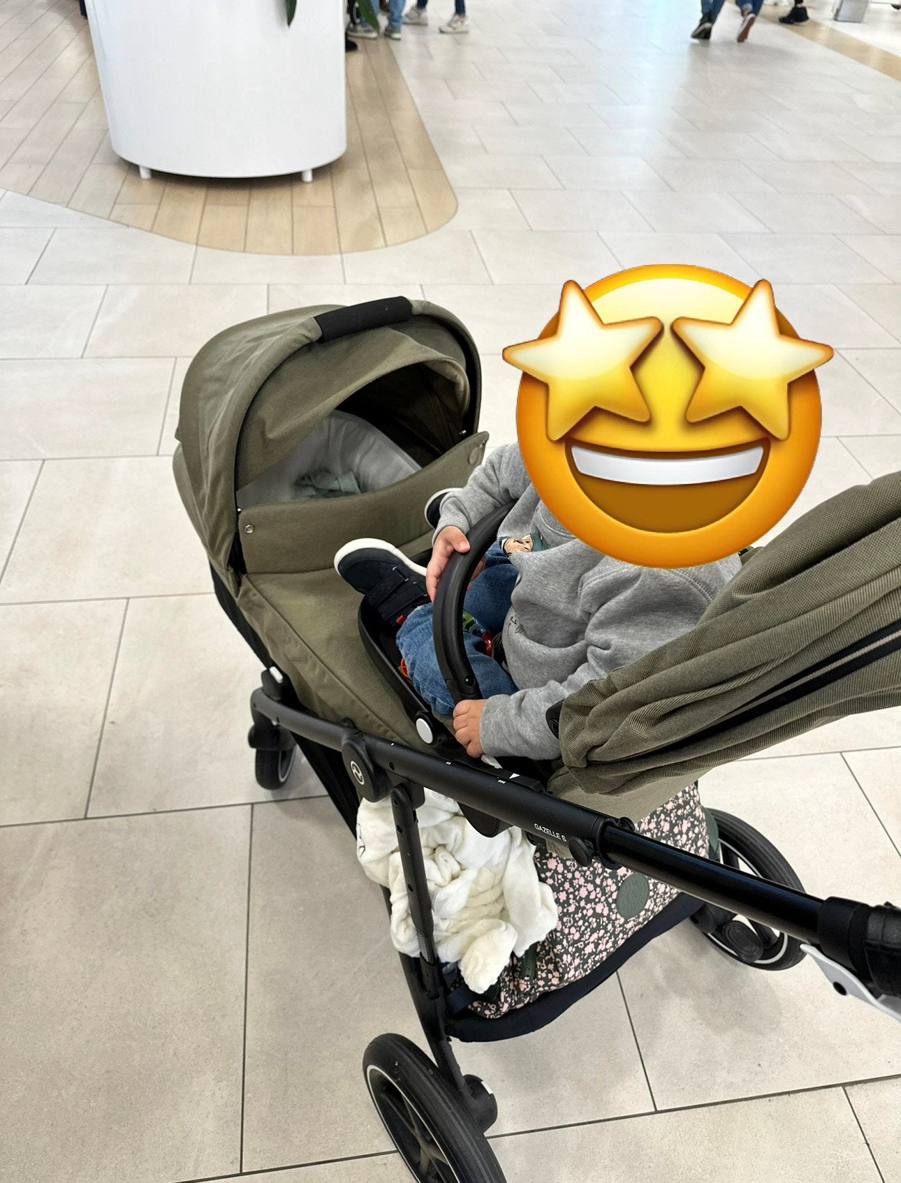 Cybex gazelle, Kinderen en Baby's, Gebruikt, Duowagen, Ophalen, Kinderwagen