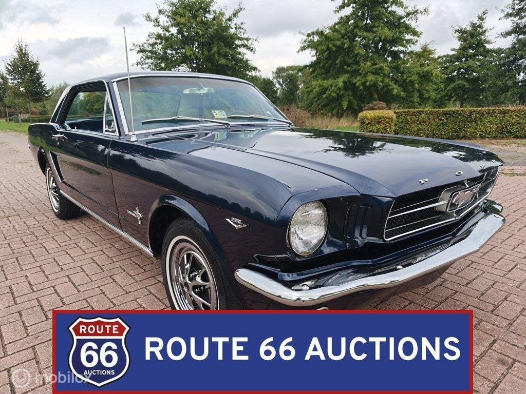 Ford Mustang Hardtop Coupé C-Code | 1965 | Route 66 Auction, Achat, Entreprise, Boîte manuelle, Autre carrosserie