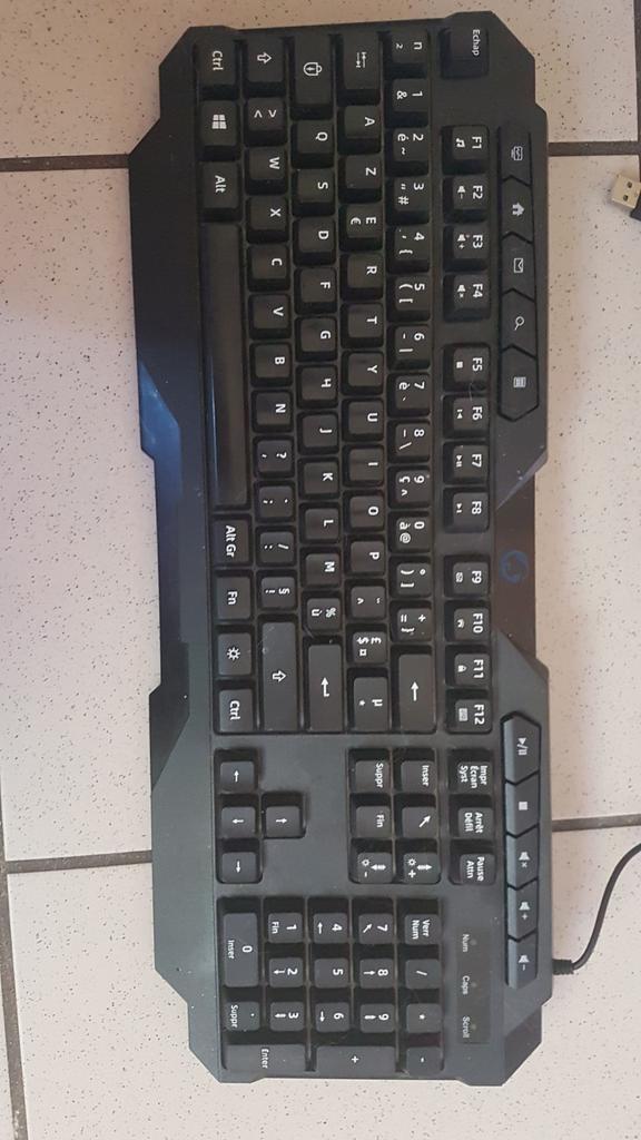 Nedis Game Keyboard, Computers en Software, Toetsenborden, Ophalen, Nedis, Azerty, Zo goed als nieuw