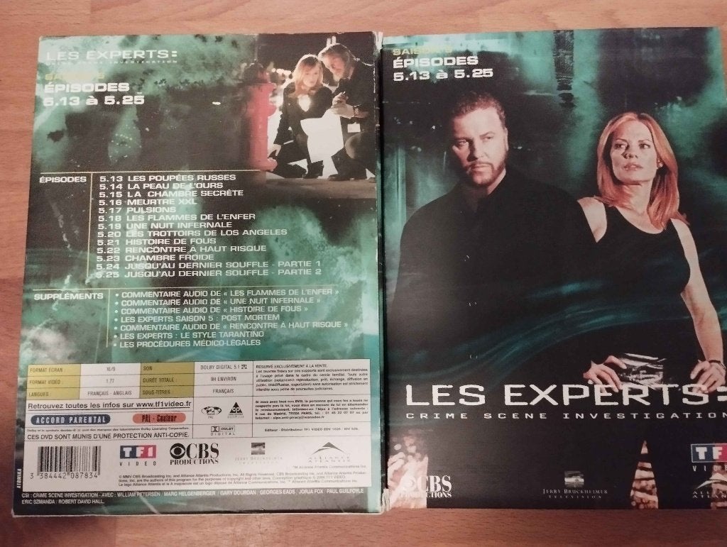 The Experts seizoen 5 (afleveringen van Tarantino), Cd's en Dvd's, Ophalen, Frans, Misdaad, Zo goed als nieuw