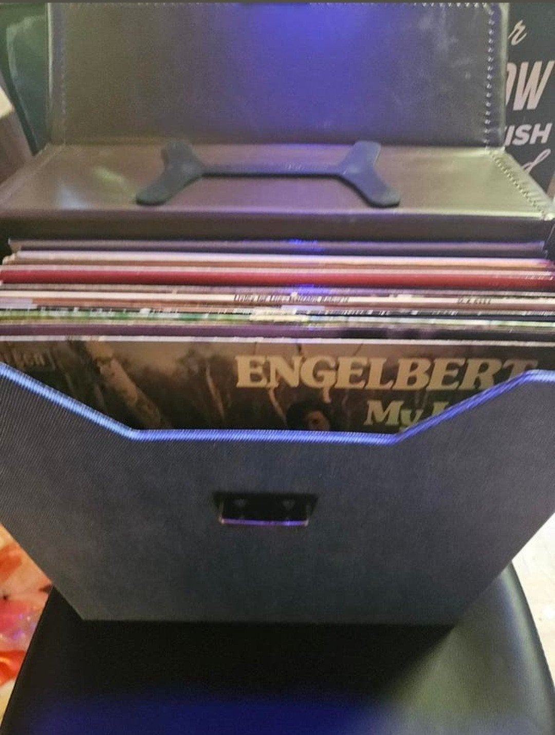 Koffer met lp´s, Ophalen