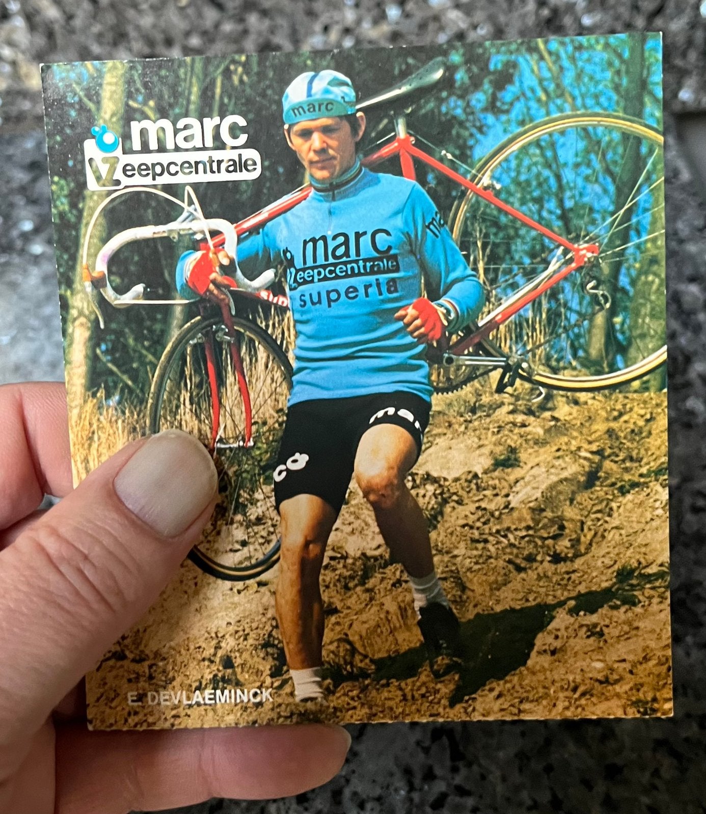Wielrenner Eric De Vlaeminck, Ophalen, Zo goed als nieuw