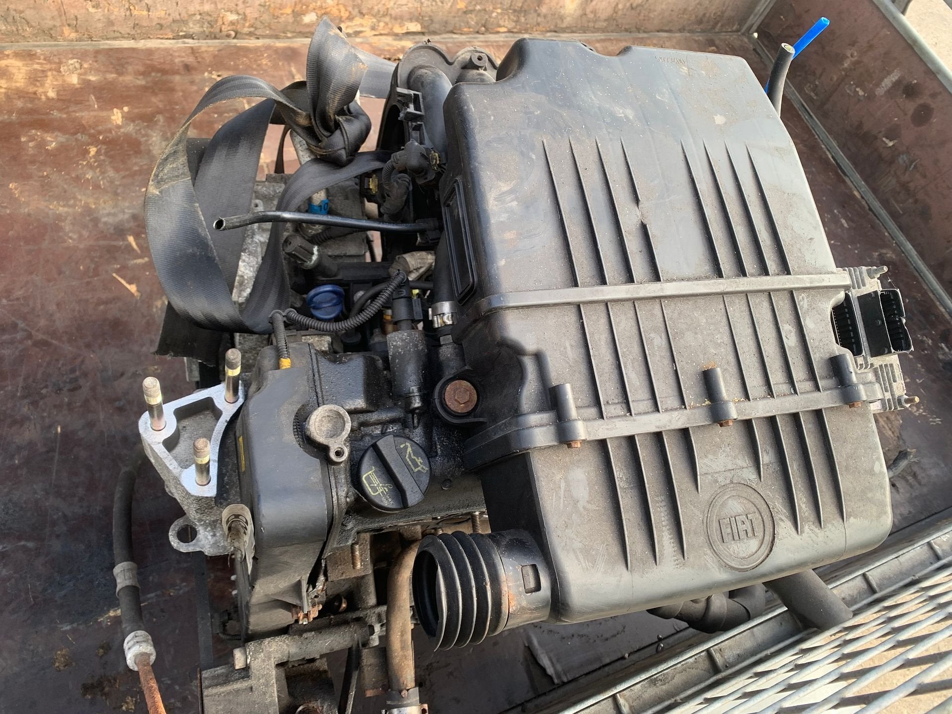 motorblok motor fiat doblo 1.4 350A1000 benzine, Gebruikt, -, -, Ophalen of Verzenden