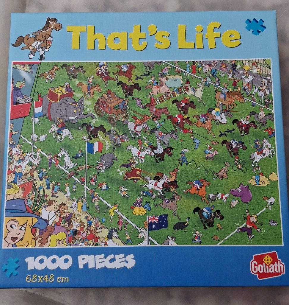 Puzzle Goliath 1000 pcs, Enlèvement, 500 à 1500 pièces, Comme neuf, Puzzle