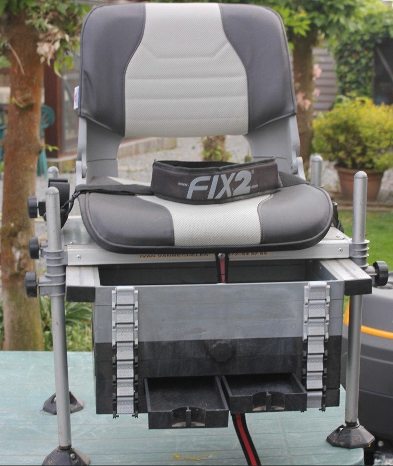 Station de pêche FIX, équipement de pêche, chaise de pêche, Sports nautiques & Bateaux, Enlèvement, Utilisé, Coffre ou Sac