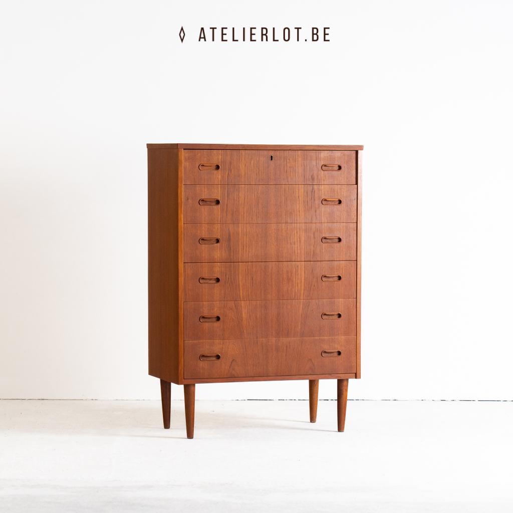Vintage ladekast 10, Huis en Inrichting, Ophalen, Gebruikt, 5 laden of meer, 100 tot 150 cm