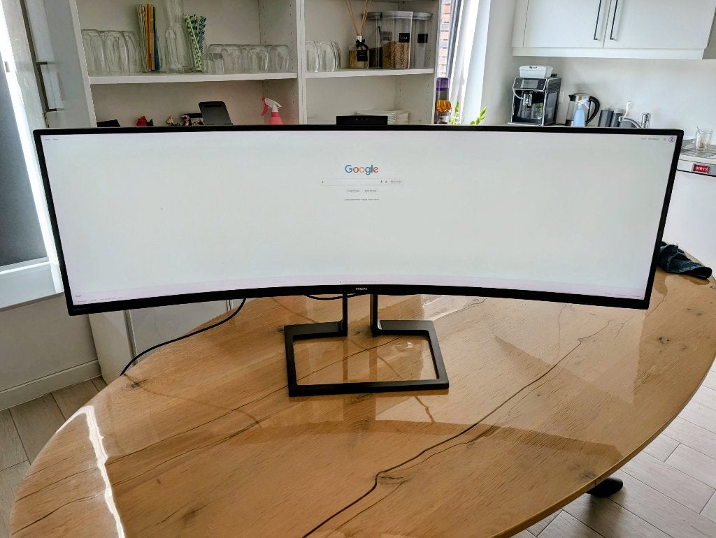 Philips 499P9H 49" SuperWide monitor (5120x1440) - met doos, Philips, DisplayPort, VA, Hoofdtelefoonaansluiting