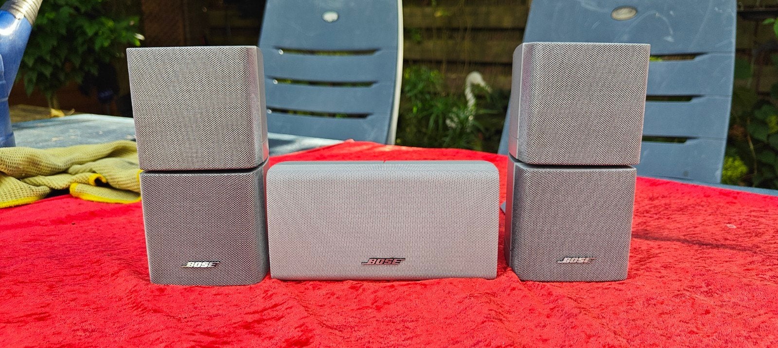 Bose set dubbele Cube luidsprekers 3x met ophangbeugels, Ophalen of Verzenden, Bose