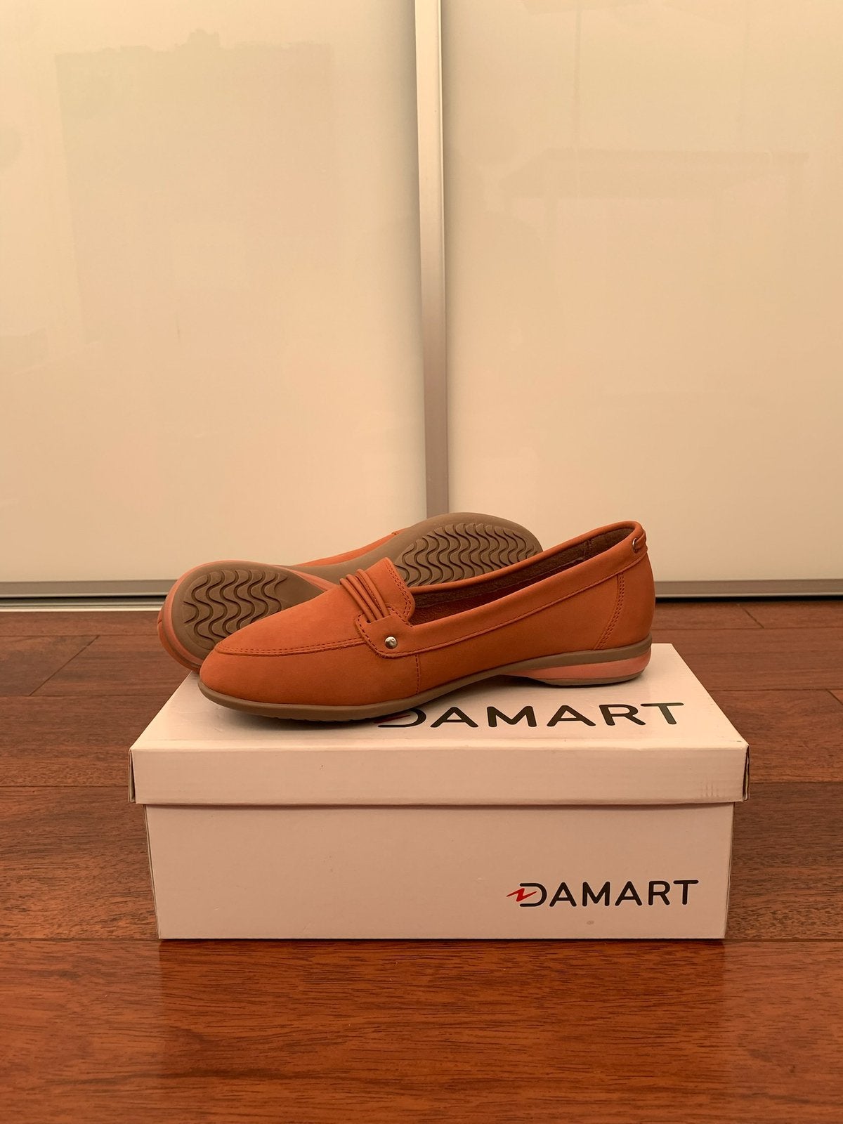 NEUF – Mocassins DAMART (Pointure 37), Enlèvement ou Envoi, Neuf, Orange