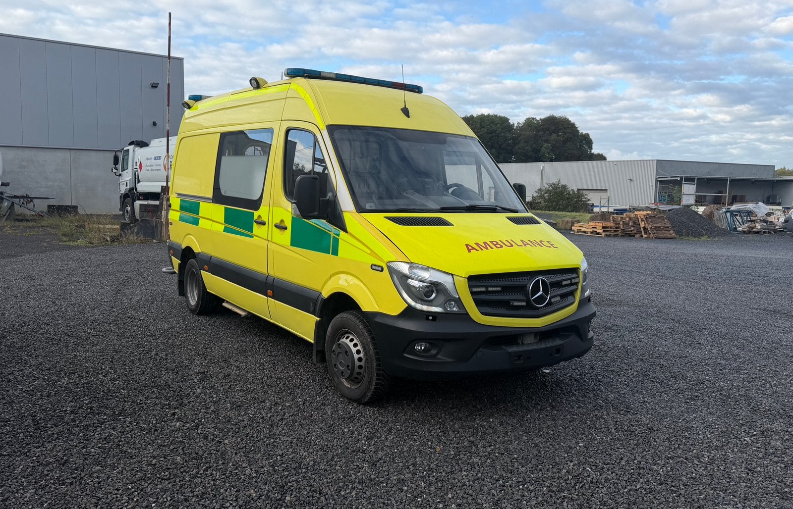 MERCEDES SPRINTER 519 CDI V6 – AMBULANCE FULL ÉQUIPÉE, Auto's, Automaat, Euro 5, Achterwielaandrijving, Zwart