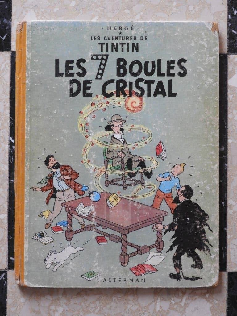 tintin Les 7 Boules de Cristal, Une BD, Enlèvement ou Envoi, Utilisé, Hergé.