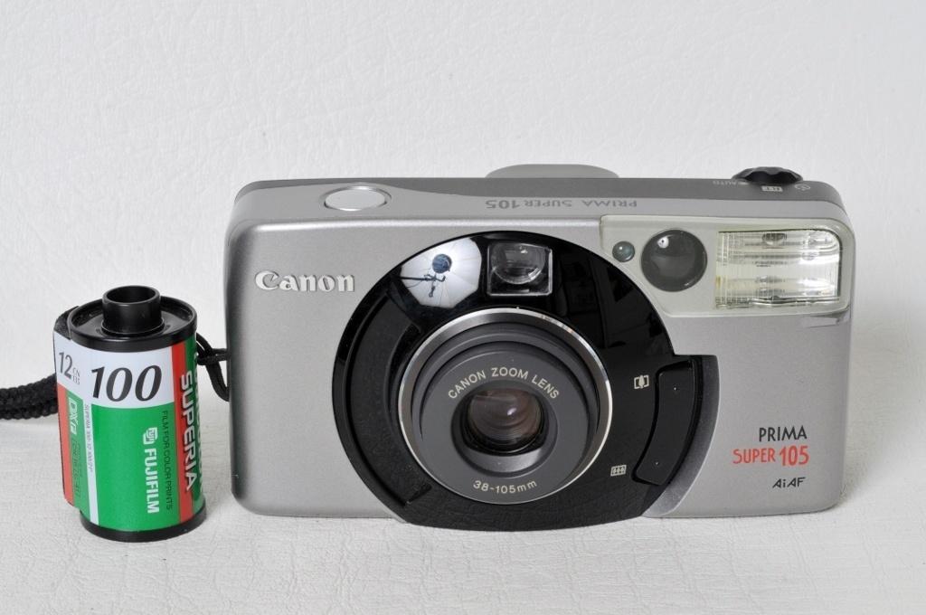 Canon Prima Super 105+ hoesje. Argentique, Audio, Tv en Foto, Fotocamera's Analoog, Ophalen of Verzenden, Zo goed als nieuw, Compact