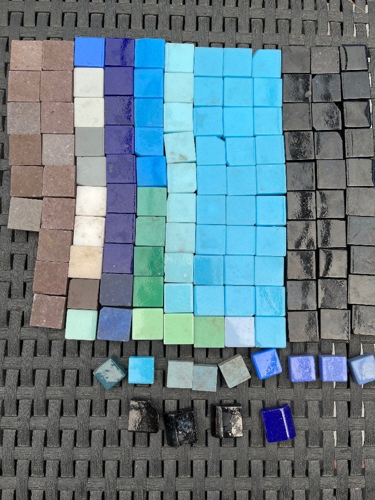 Mosaïques variées 725 gr, Multicolore, Overige thema's, Matériel de bricolage, Enlèvement