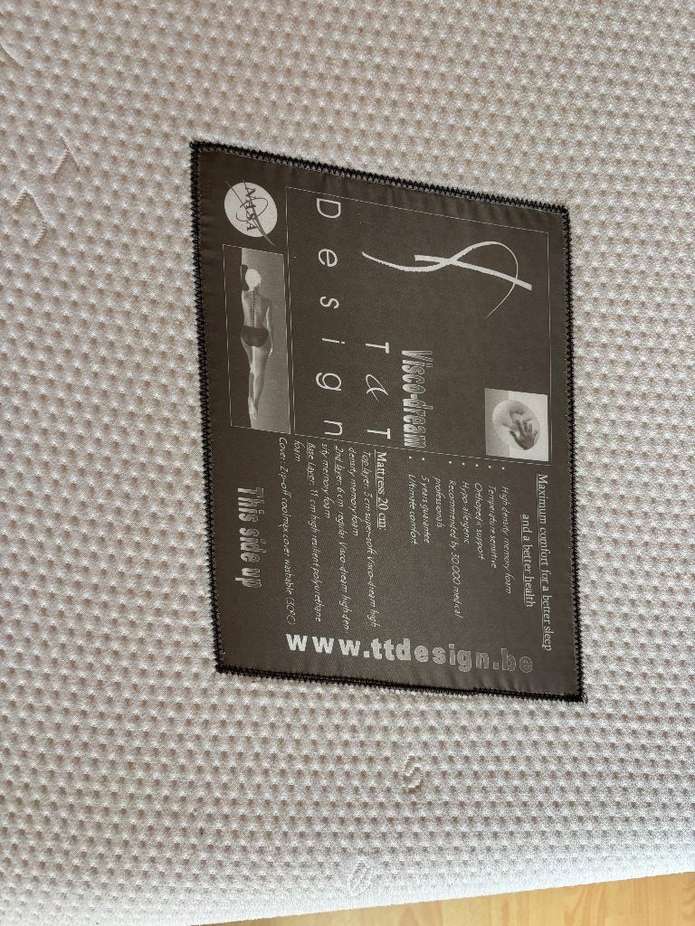 1 persoonsmatras, Ophalen, Gebruikt, 90 cm, Eenpersoons