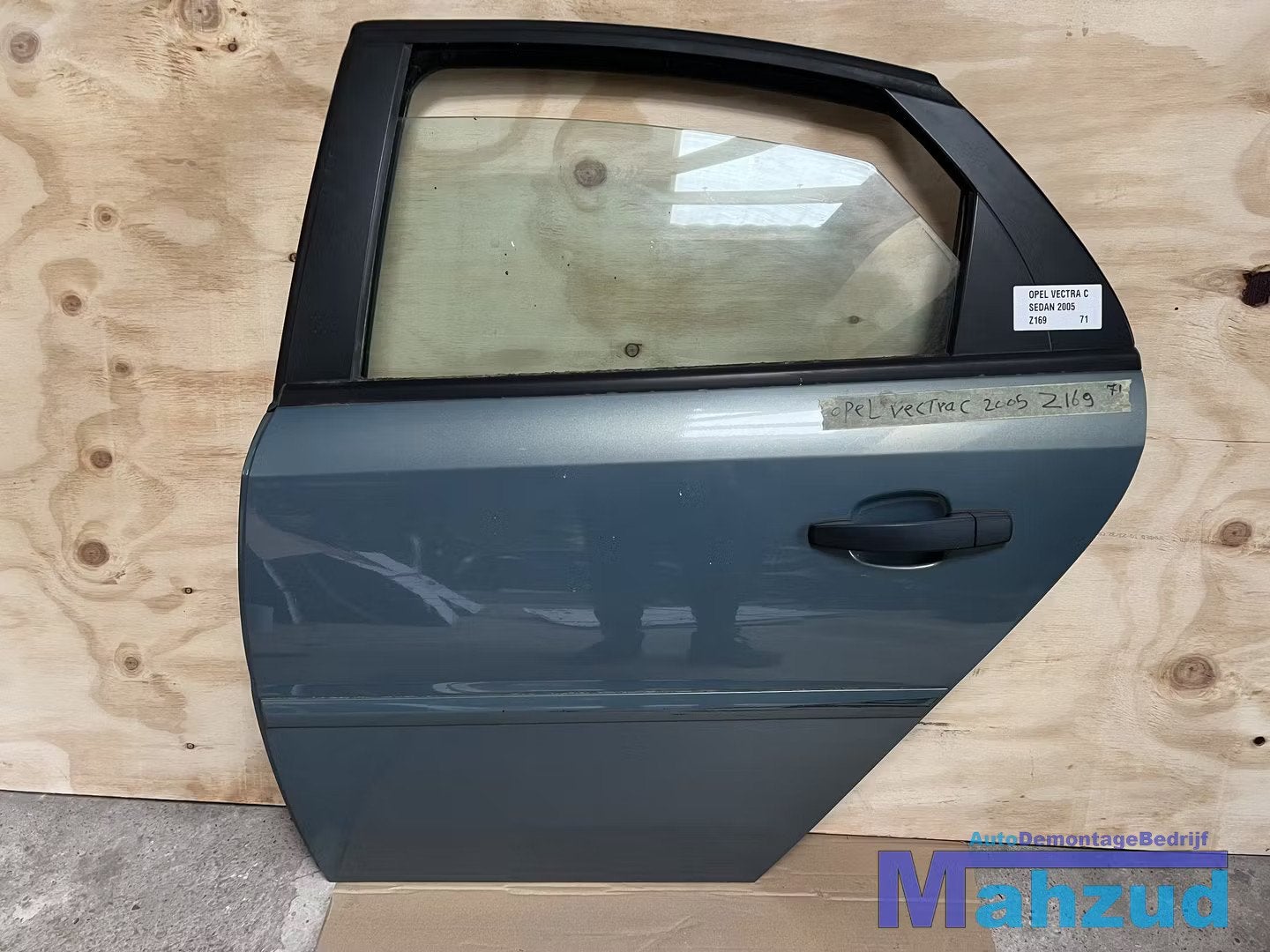OPEL VECTRA C Groen Z169 Links achter deur 2002-2009, Auto-onderdelen, Gebruikt, Deur, Opel Automobile GmbH, Kontakt@opel-infoservice.de