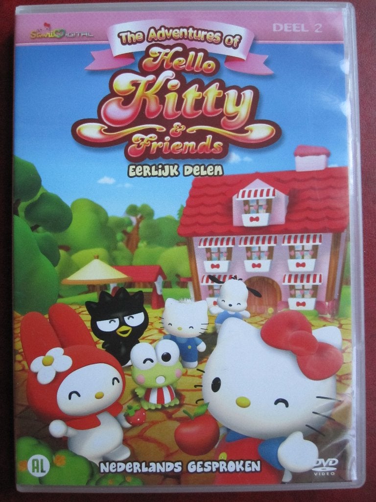Hello Kitty & Friends - Eerlijk delen, Cd's en Dvd's, Dvd's | Tekenfilms en Animatie, Zo goed als nieuw, Amerikaans, Tekenfilm