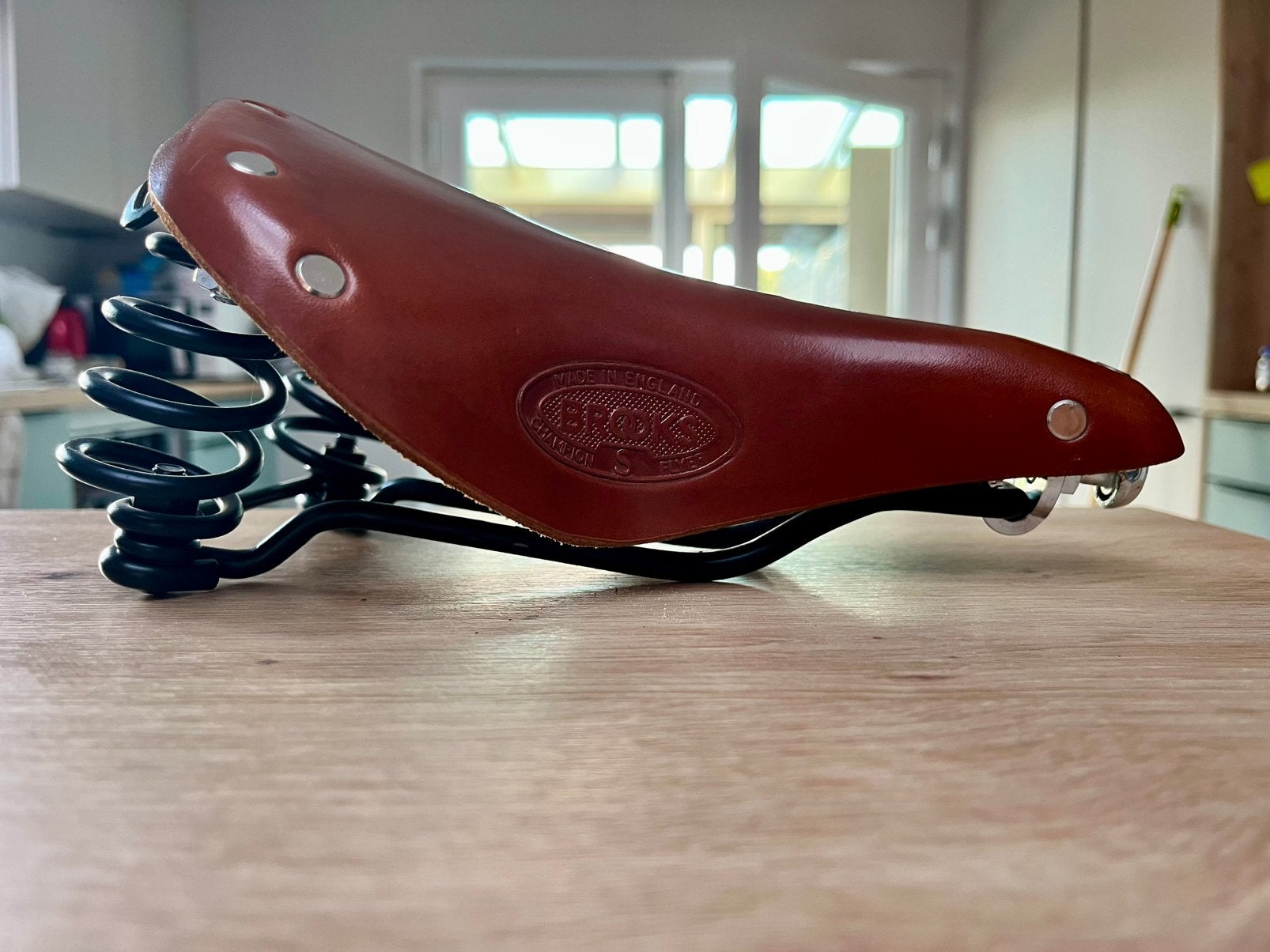 Selle Brooks cuir ressorts neuve, Vélos & Vélomoteurs, Enlèvement ou Envoi, Neuf, Selle, Cuir