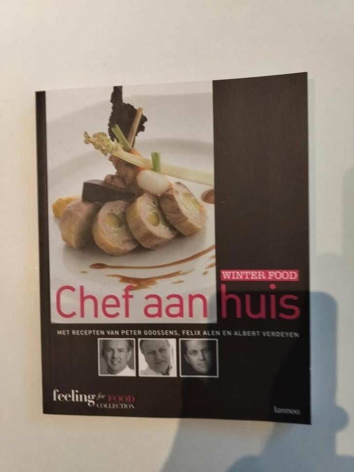 Nieuwe kookboek chef aan huis zonder prijskaartje, Ophalen of Verzenden