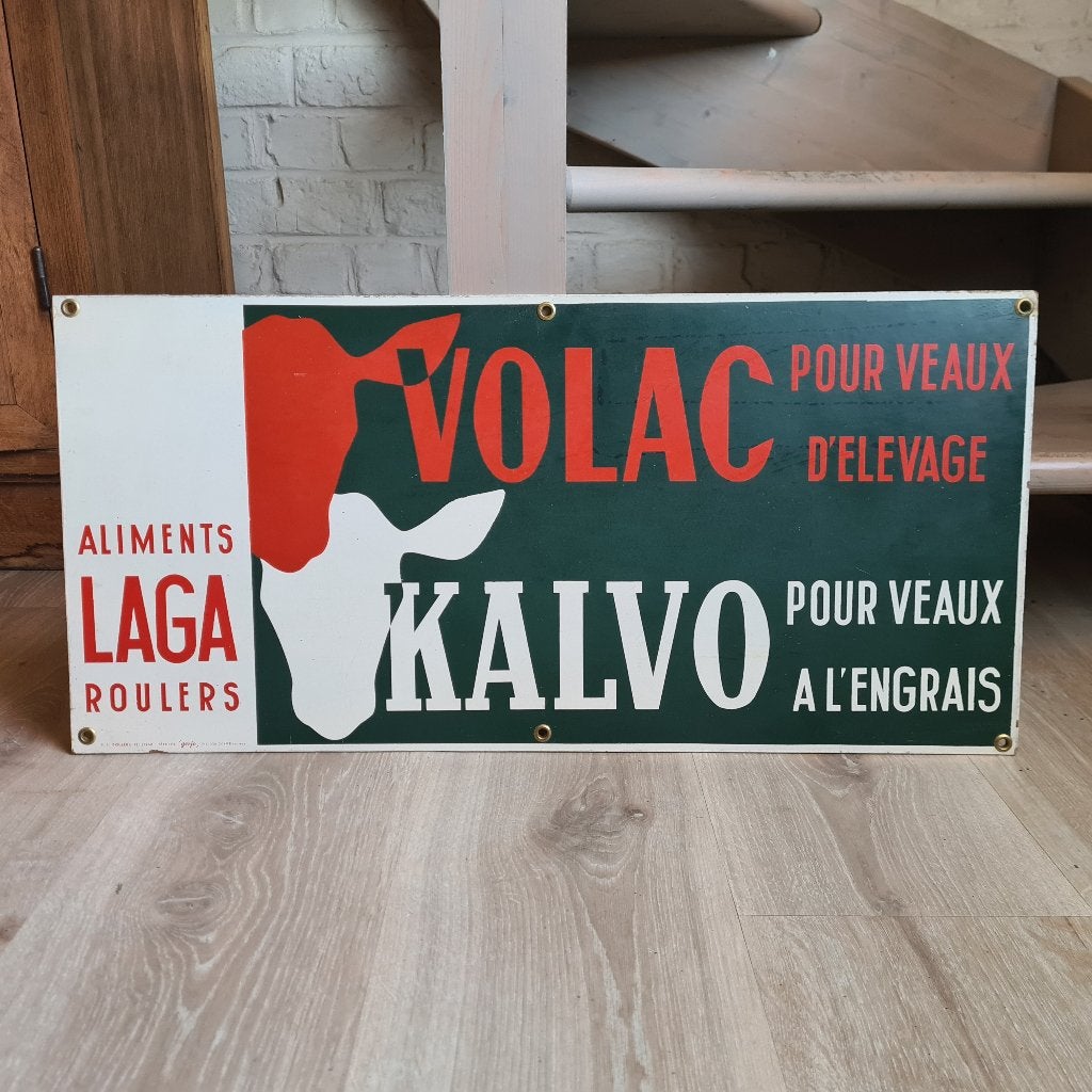 mangeoires Laga 1960, Enlèvement ou Envoi, Panneau publicitaire
