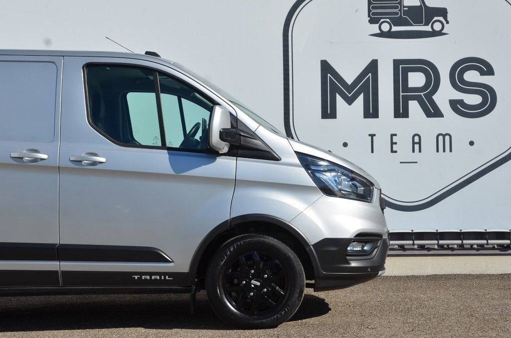 Ford Transit Custom 2.0TDCI- L2- TRAIL-Cruise-A/C- 20600+BTW, Cuir, Argent ou Gris, Achat, Euro 6