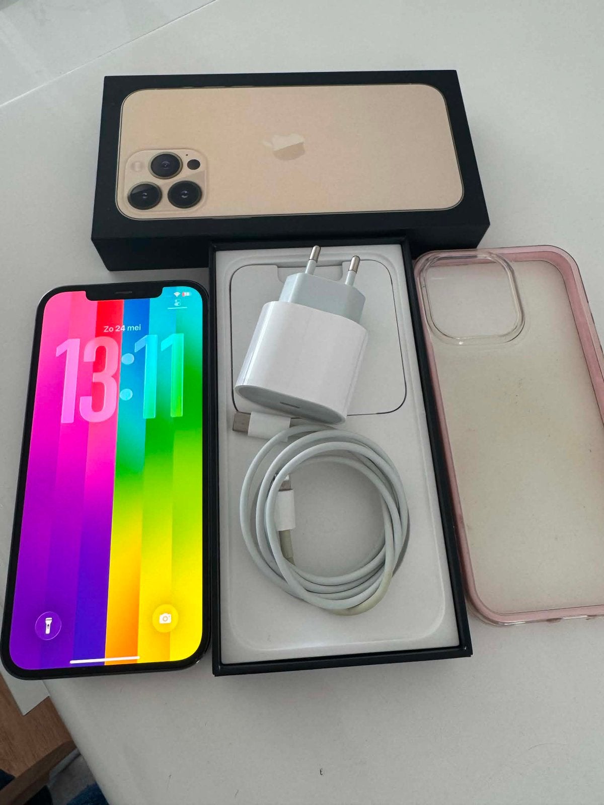 İphone 12 PRO MAX 256gb zo goed als nieuw, Télécoms, Téléphonie mobile | Apple iPhone, Enlèvement, Comme neuf, IPhone 12