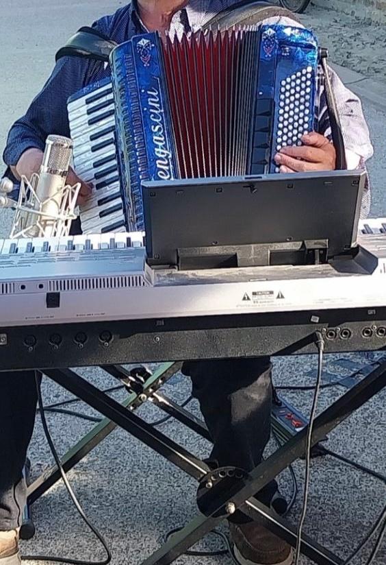 Accordeon/piano klavier, Musique & Instruments, Accordéons, Autres marques, Comme neuf, Enlèvement, Avec bretelles