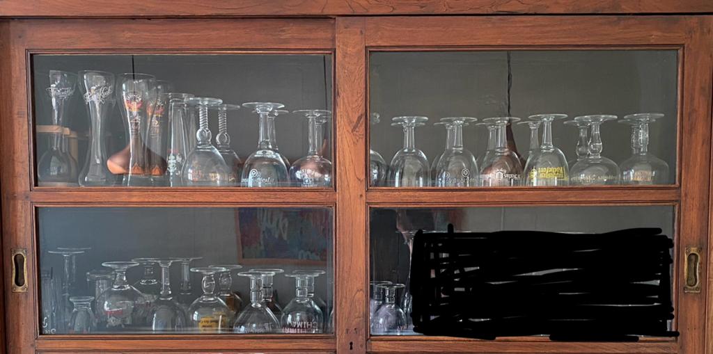 Verzameling bierglazen te koop, Ophalen, Zo goed als nieuw, Bierglas