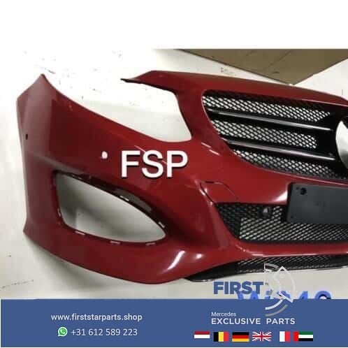 W246 B Klasse Facelift voorbumper compleet 2012-2018 rood MB, Utilisé, -, Avant, -