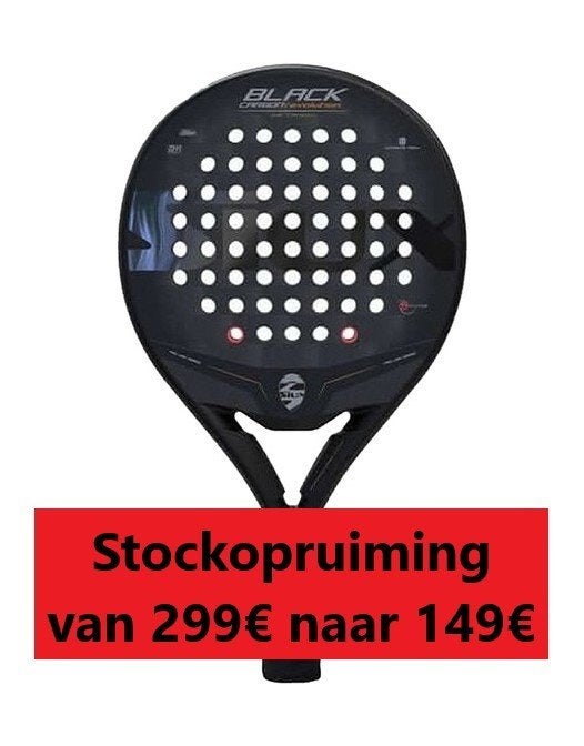 Nieuwe Siux Black Carbon Revolution 3K padel racket, Ophalen of Verzenden, Nieuw, Padelracket