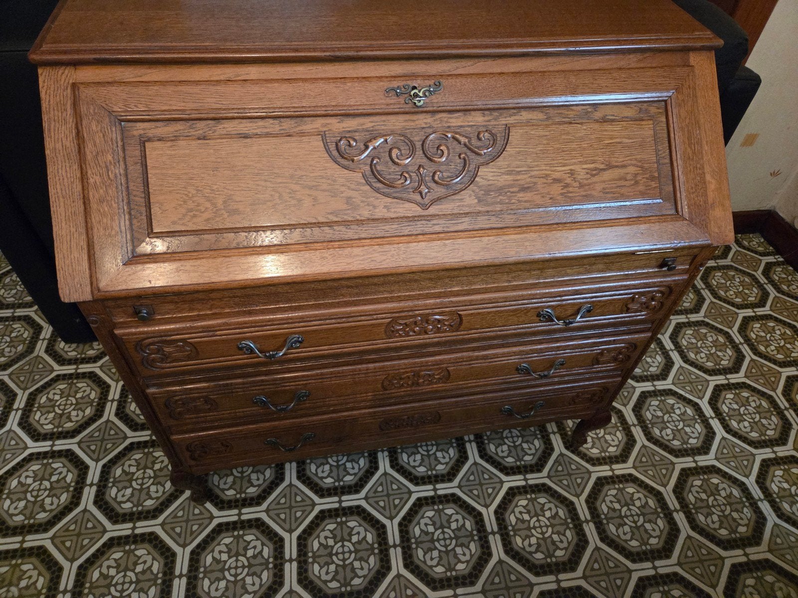 armoire de bureau, 50 à 100 cm, Enlèvement, Utilisé, Chêne