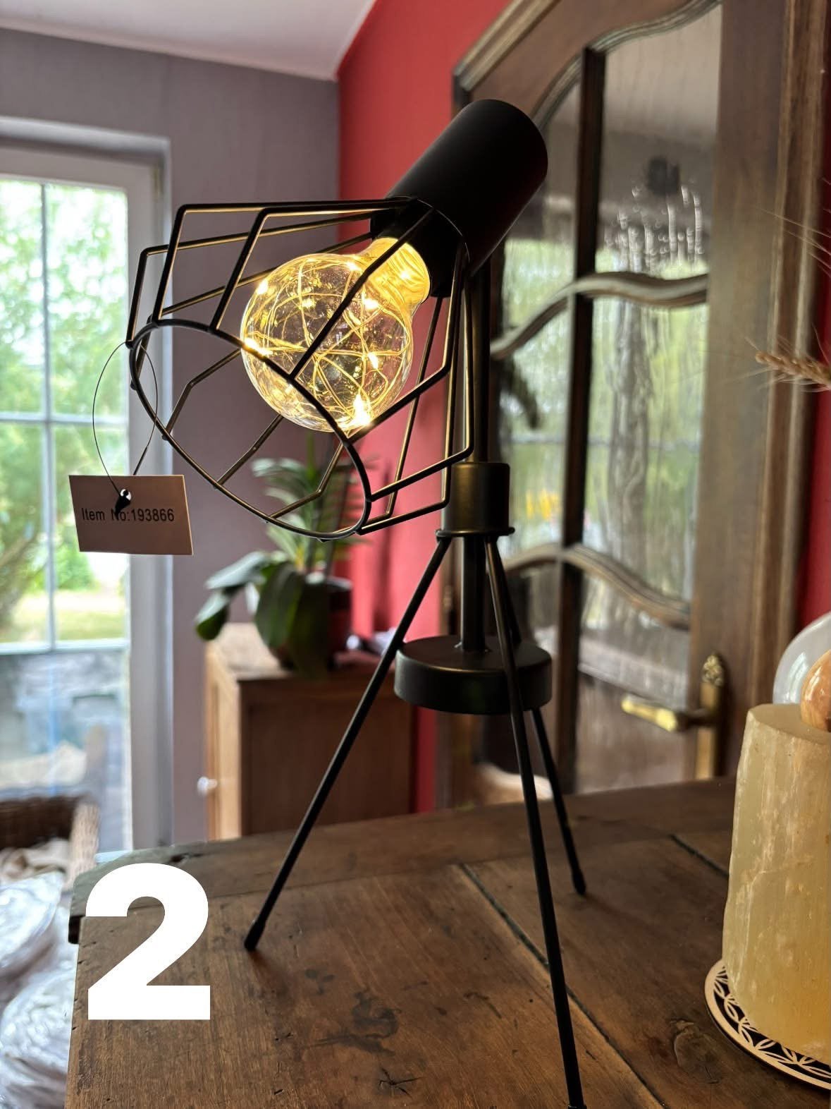 Très belle lampe style industriel, Maison & Meubles, Enlèvement ou Envoi, Neuf