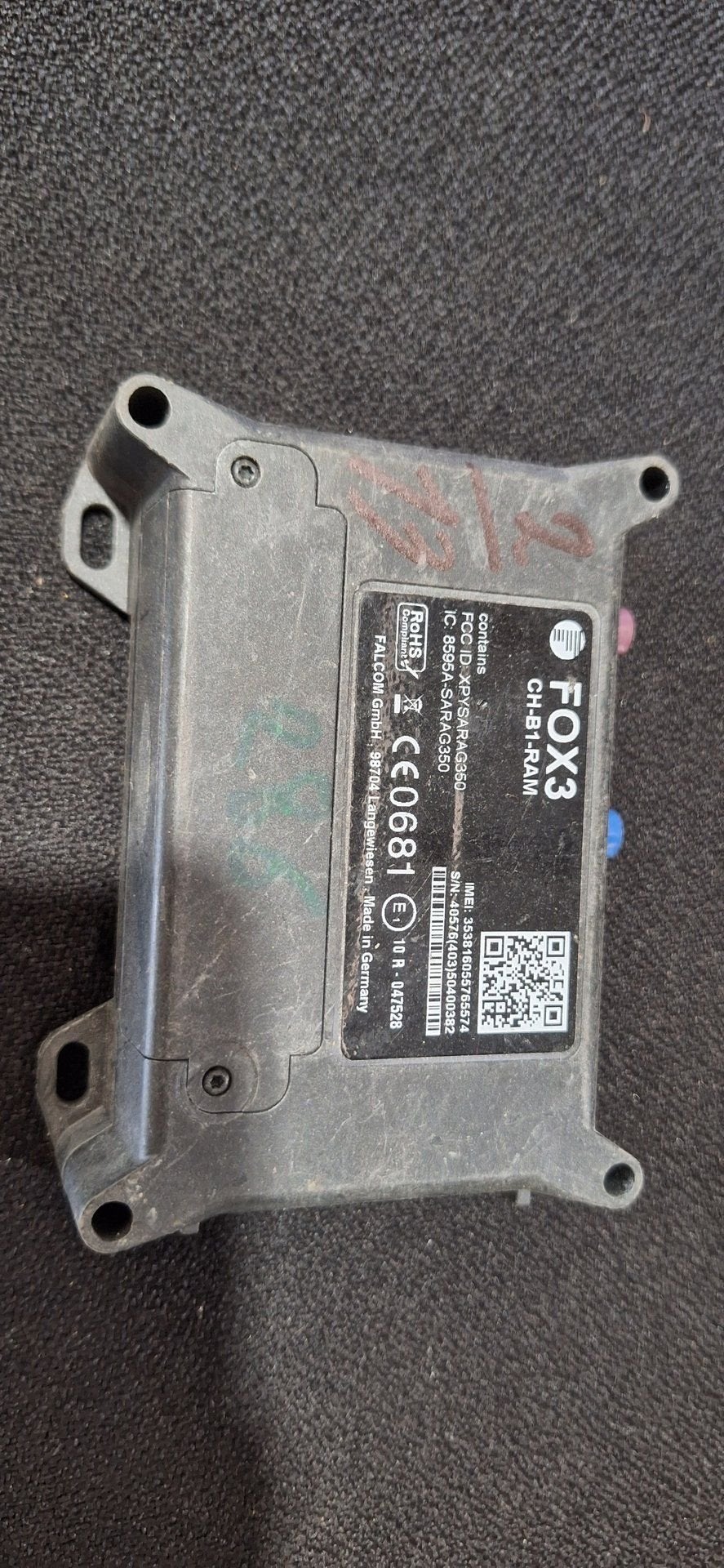 FALCOM FOX3 CH-B1-RAM GPS Telematics Tracker Volgsysteem Mod, -, Utilisé, -, -