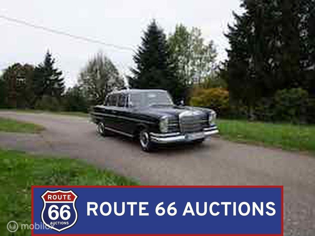 Mercedes-Benz 220 SEb | 1964 | Route 66 Auctions, Zwart, Mercedes-Benz, Bedrijf, Handgeschakeld