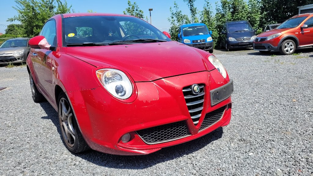 alfa romeo mito 1.3jtd AIRCO PDC LEDER 1ste EIGENAAR 2011, Auto's, Voorwielaandrijving, Zwart, 4 cilinders, Bedrijf