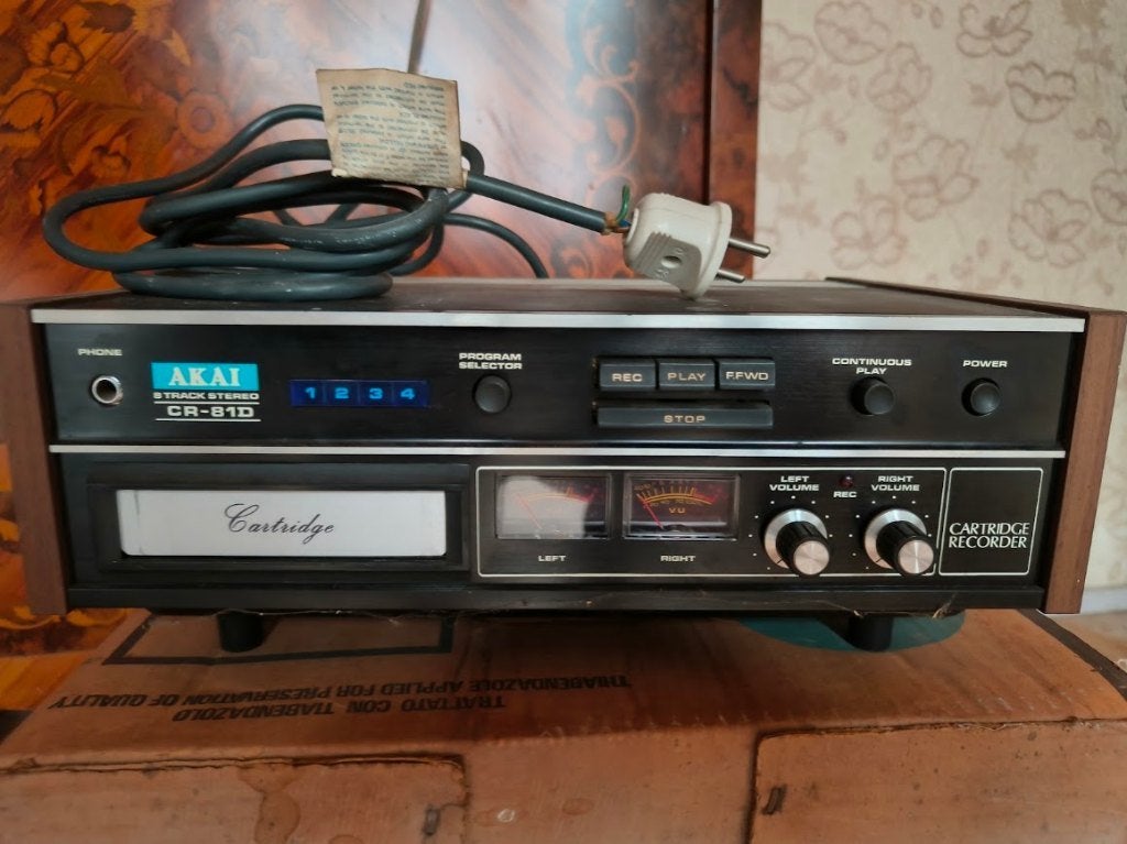 Zeldzame vintage Akai CR-81D 8-Track Stereo Recorder, Ophalen, Gebruikt, Akai