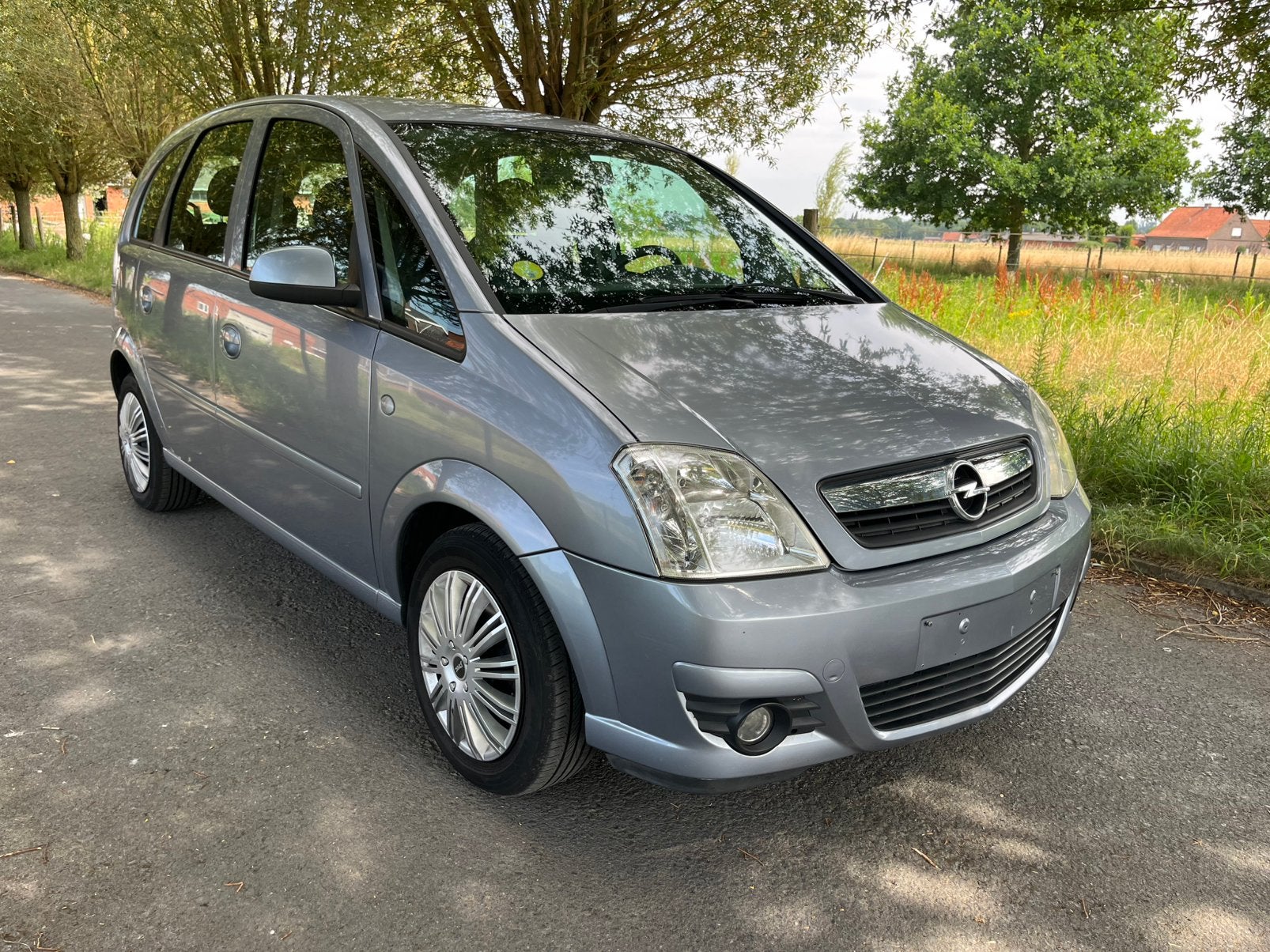 Opel Meriva 1.4 Essence A/C Aux bj2009, Autos, Argent ou Gris, 4 portes, Boîte manuelle, Noir