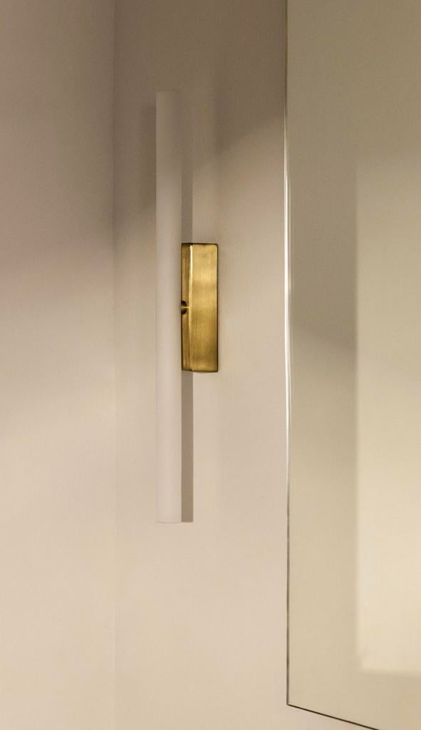 Ziraivo LED wandlamp badkamer van roestvrij staal Ziraivo, Ophalen, Zo goed als nieuw