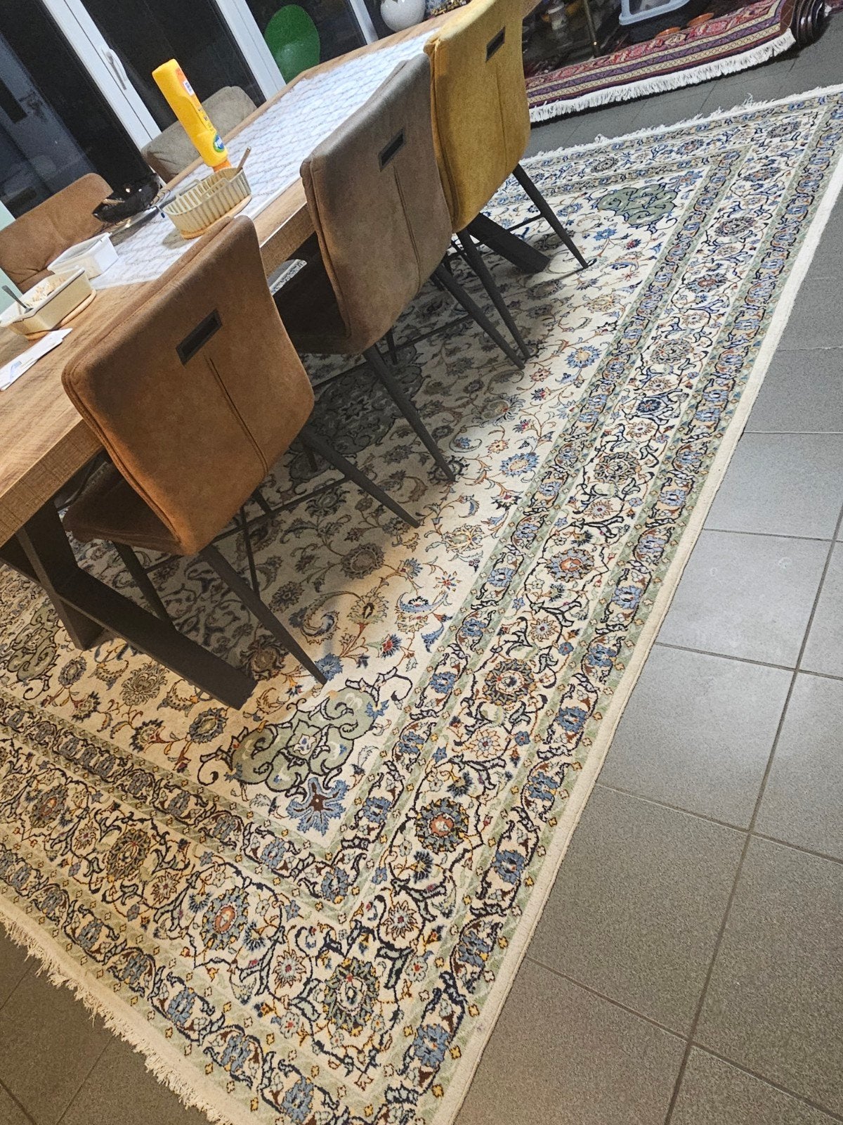 très beau tapis kashmar noué à la main, Enlèvement ou Envoi