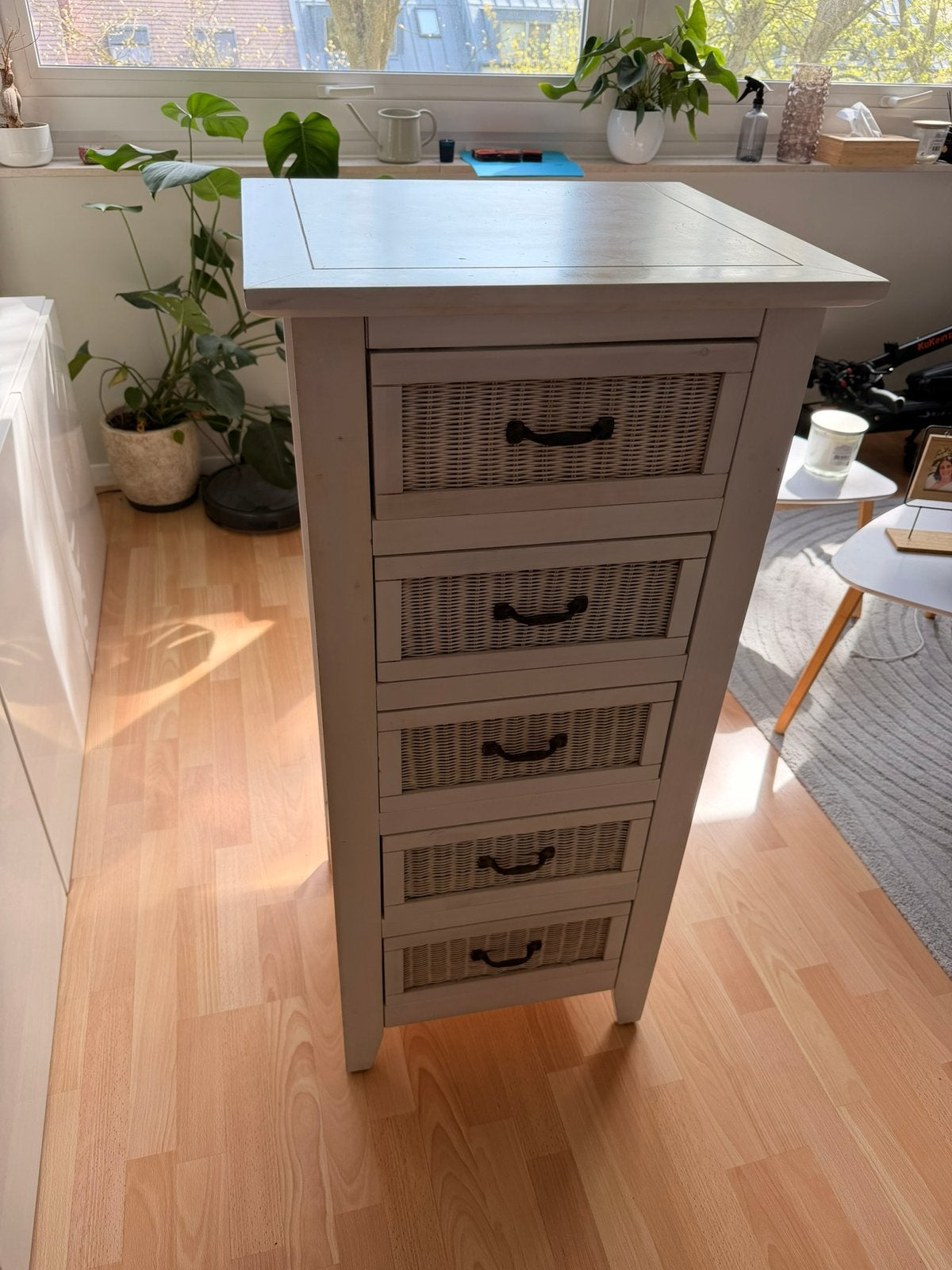 Meuble de rangement 5 tiroirs en bois, Enlèvement