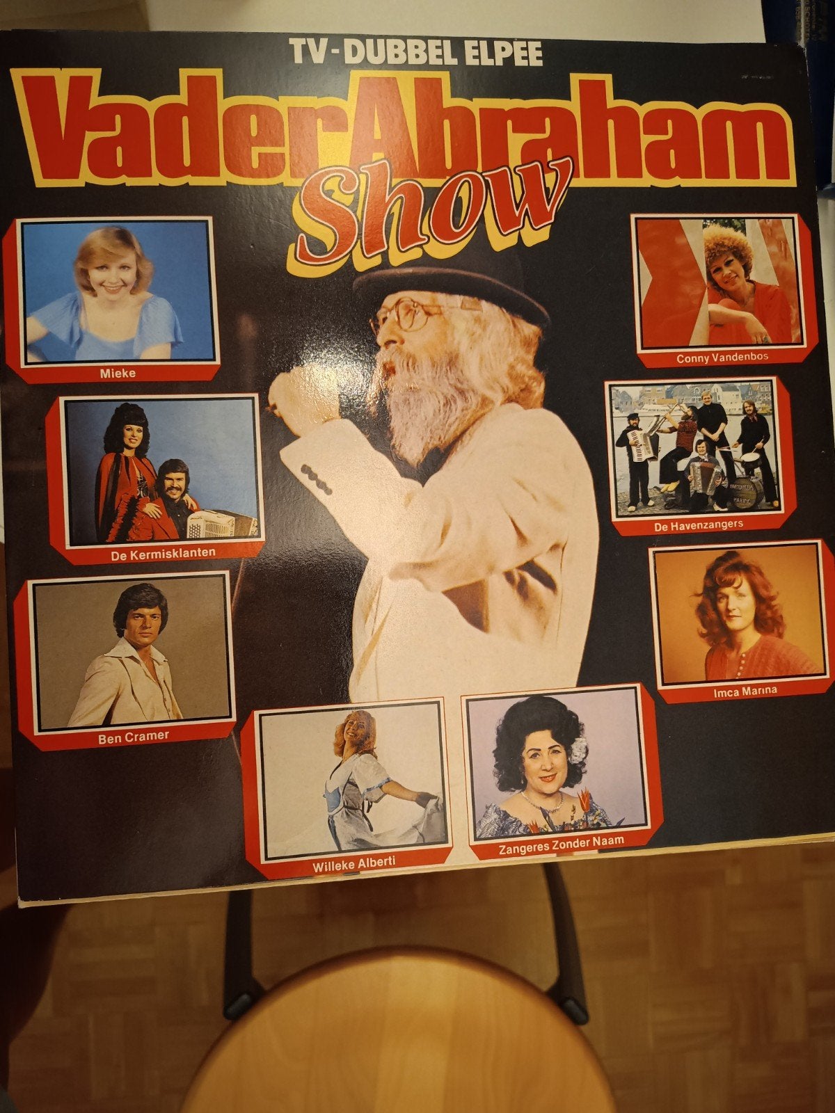 Elpee Vader Abrahams, Cd's en Dvd's, Vinyl | Filmmuziek en Soundtracks, Ophalen of Verzenden, Dubbel-LP