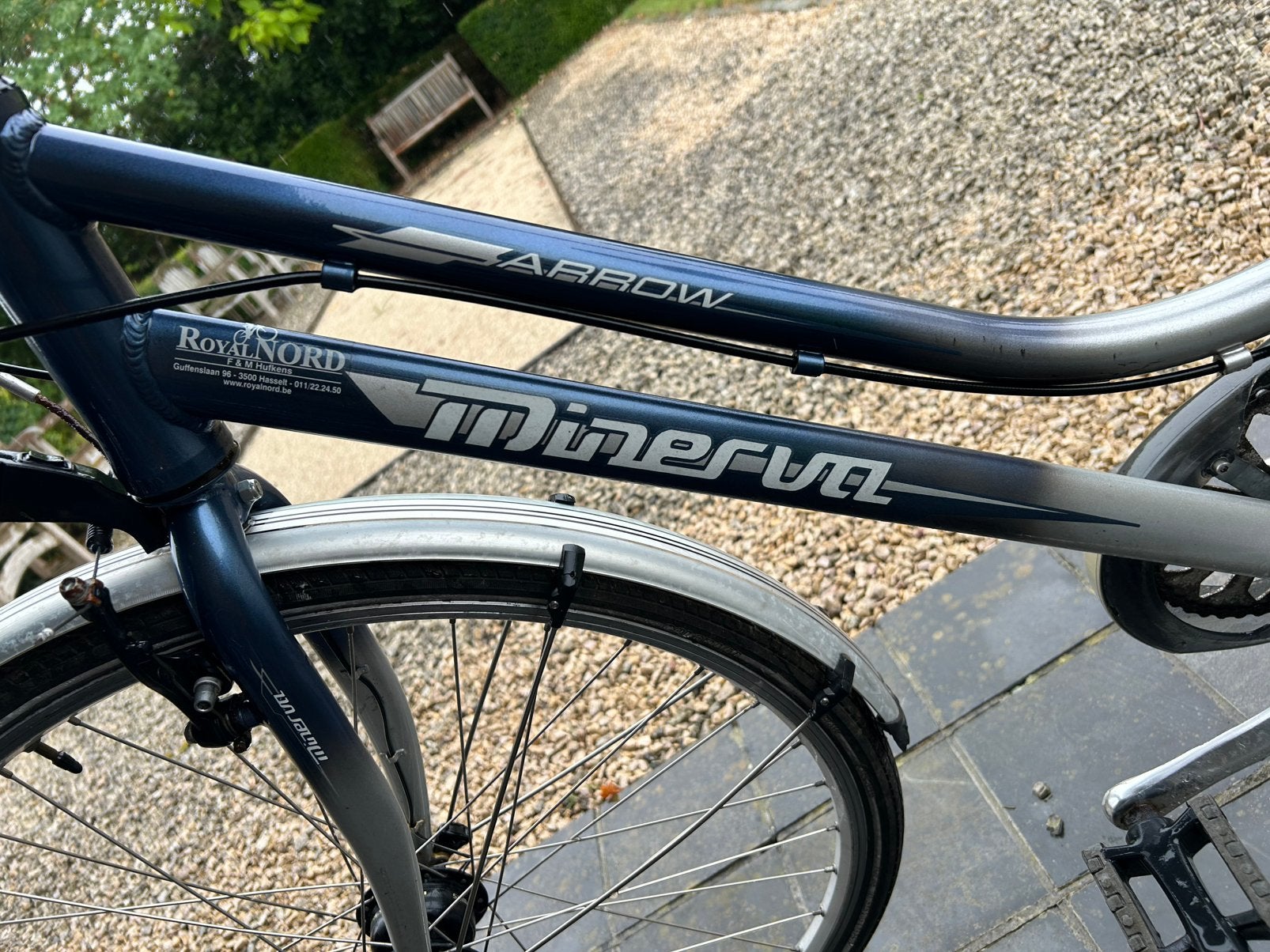 Dames fiets Minerva, Minder dan 10 versnellingen, Gebruikt, Velgrem, 47 tot 50 cm