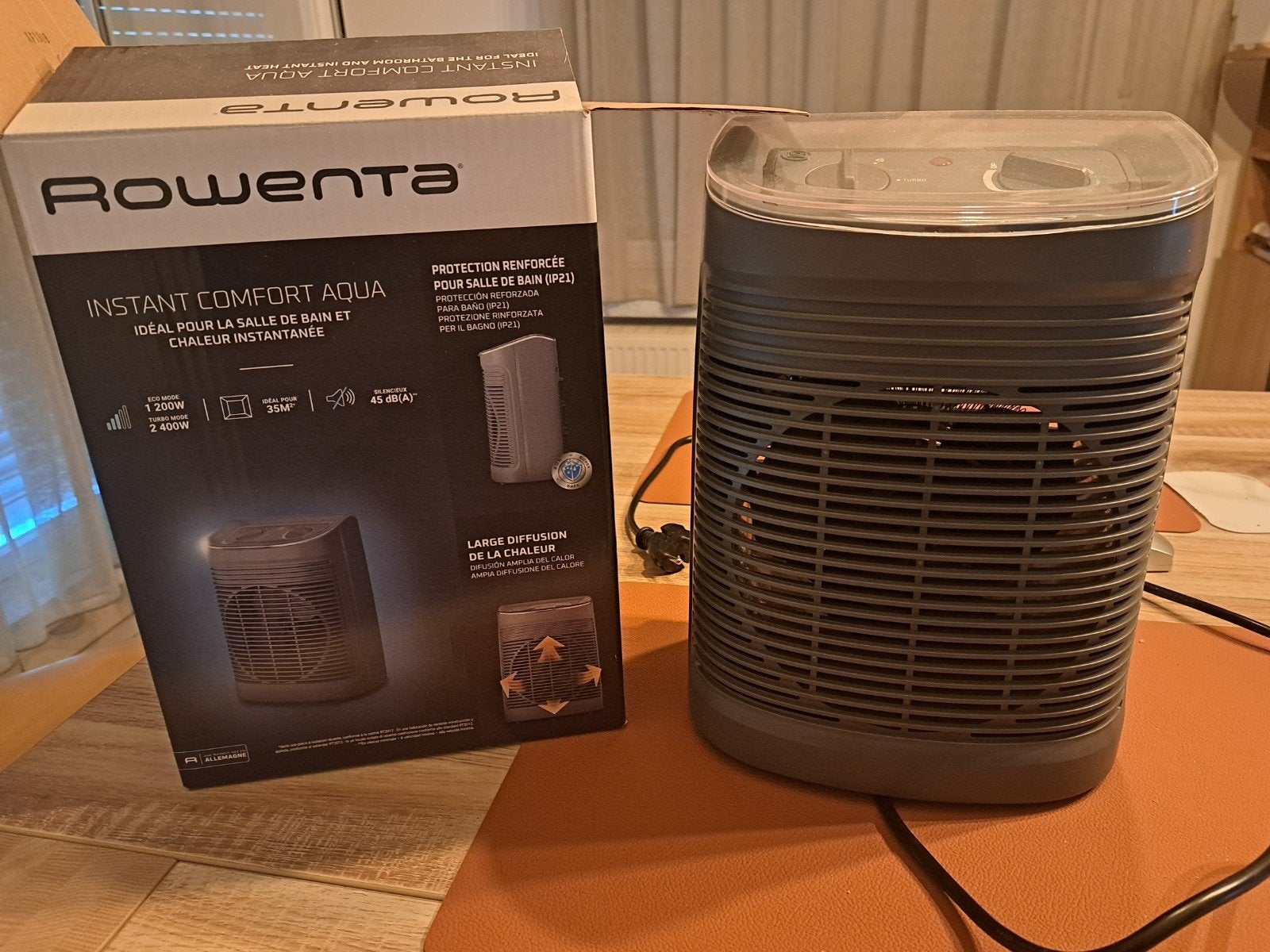 Rowenta blaasradiator ventilator, Ophalen of Verzenden, Zo goed als nieuw, Radiatorventilator