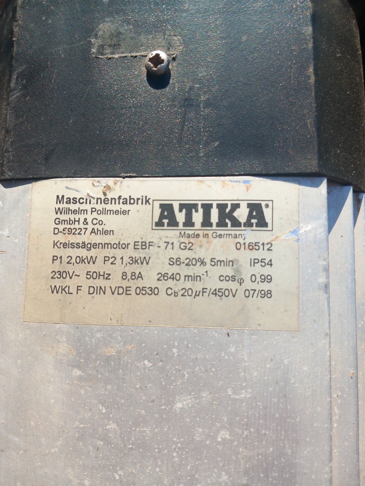 Atika motor ., Doe-het-zelf en Bouw, Ophalen