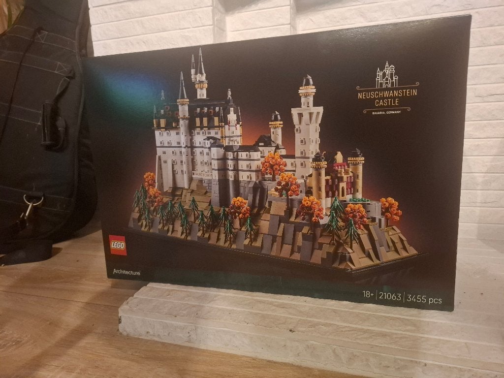 LEGO 21063 Architectuur kasteel Neuschwanstein, Neuf, Lego, Ensemble complet, Non ouvert/scellé