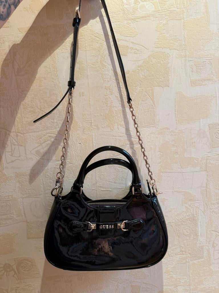 Sac à main Guess, Enlèvement ou Envoi, Comme neuf, Noir, Sac à bandoulière