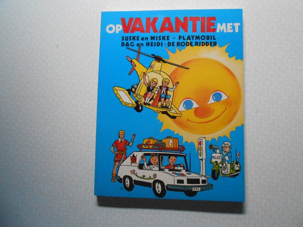 Op vakantie met Suske en Wiske playmobil 1980 1 ste druk., Boeken, Willy Vandersteen, Eén stripboek, Nieuw, Ophalen of Verzenden