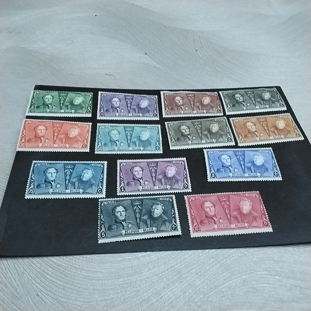BELGIE  221/233 met scharnier en cote 70,00 €, Postzegels en Munten, Ophalen of Verzenden