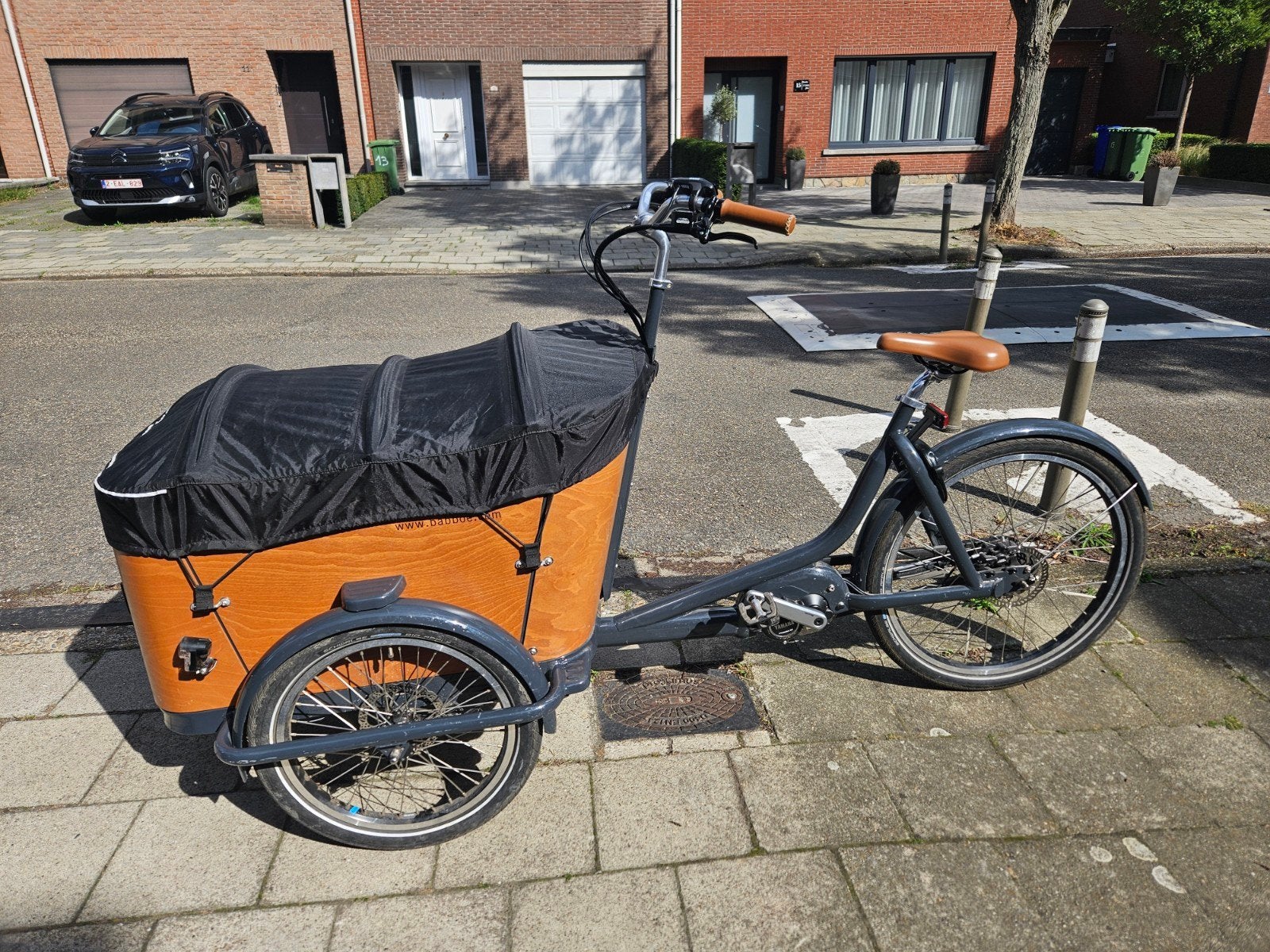 Babboe go mountain bakfiets elektrisch, Ophalen, 2 kinderen, Elektrisch