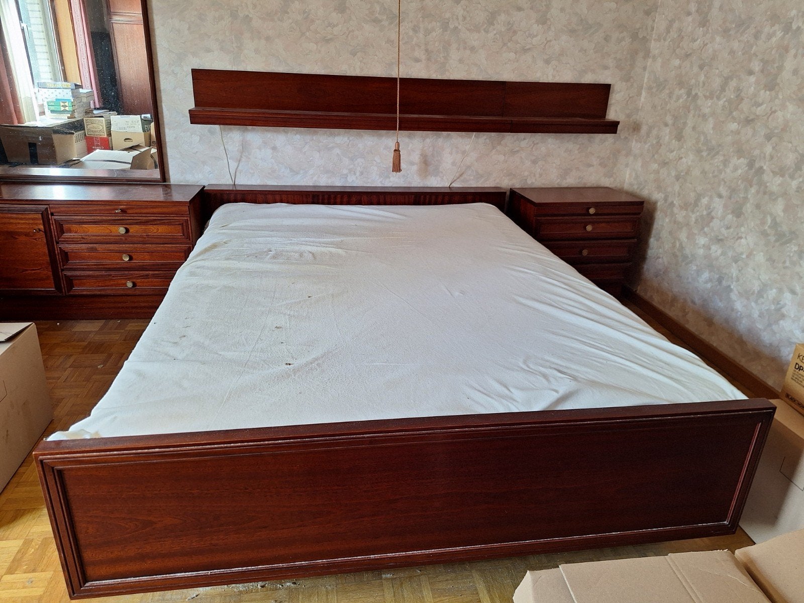 vintage slaapkamer, Ophalen