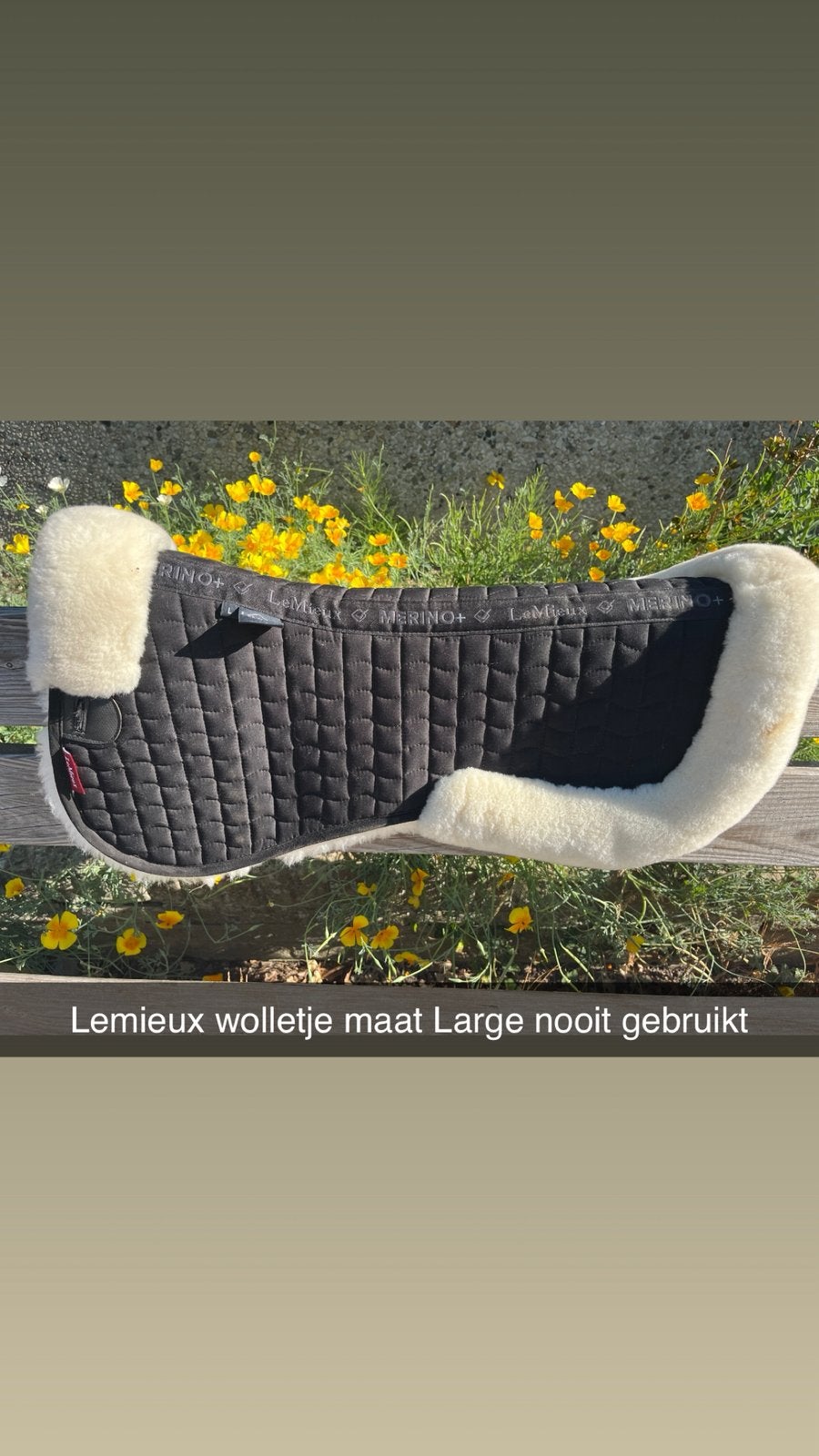 Lemieux zadel onderlegger️, Dieren en Toebehoren, Full (L), Nieuw, Ophalen of Verzenden, Schokabsorberend